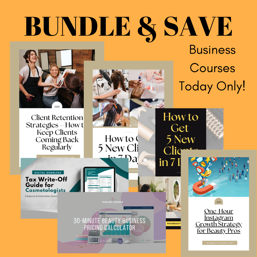 Bundle & Save Business Courses Ross Beauty Academy