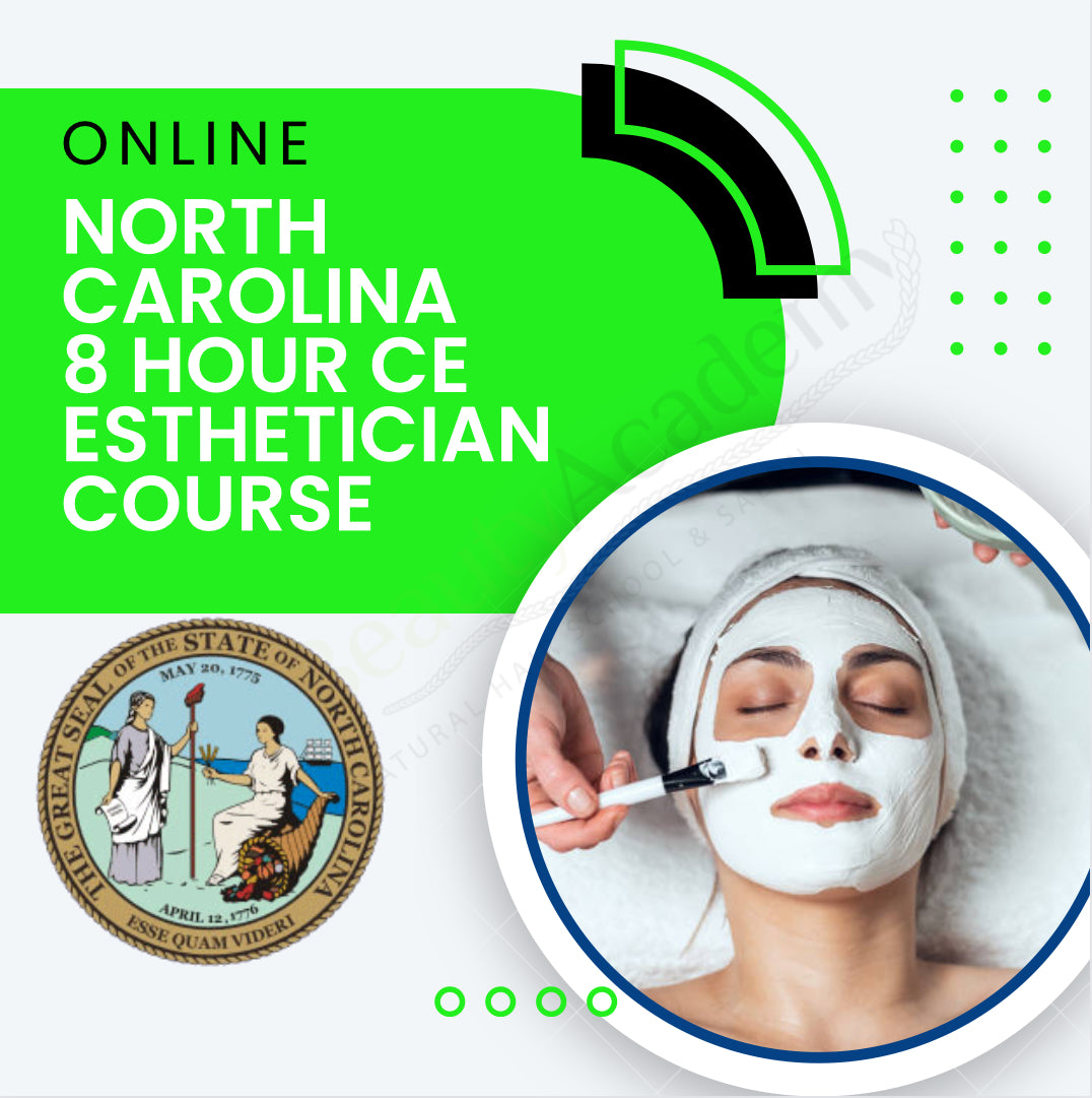 North Carolina 8 Hour CE  Esthetician Course