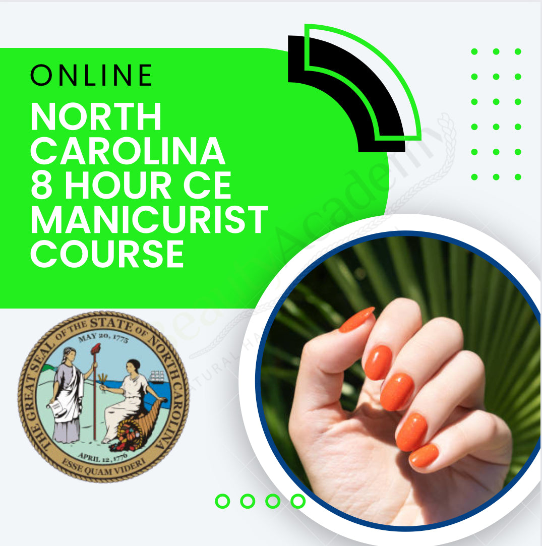 North Carolina 8 Hour CE Manicurists Course
