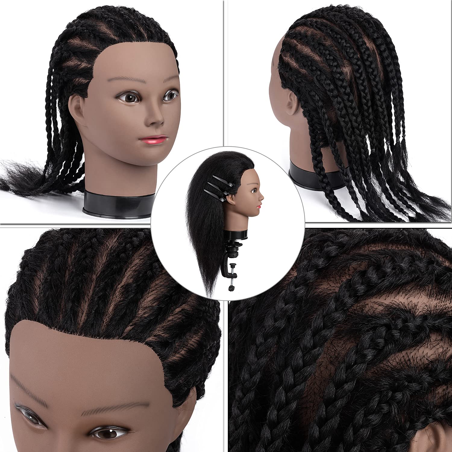 Learn to Braid Practice Braiding Mannequin Head for Hair Braiding