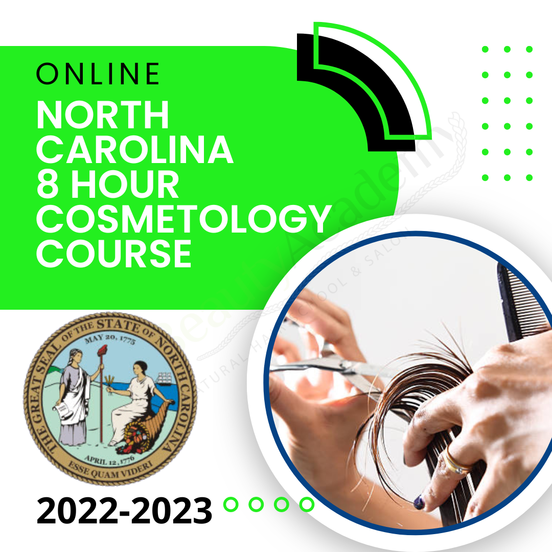 North Carolina 8 Hour CE Cosmetology Course