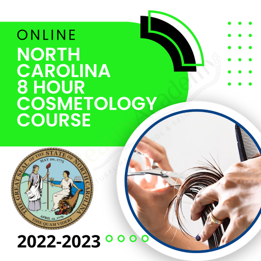North Carolina 8 Hour CE Cosmetology Course