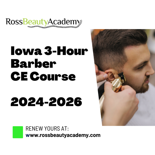 Iowa 3 Hour Barber CE Course 2024-2026